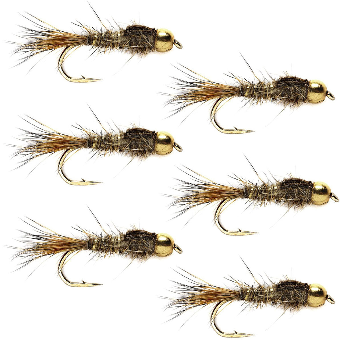 Bead Head Nymph Fly Fishing Flies - Gold Ribbed Hare's Ear Trout