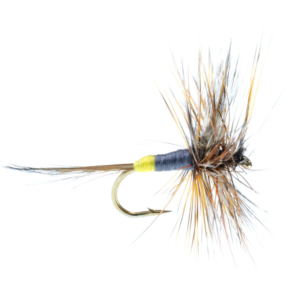 Adams Female Classic Dry Fly - 1 Dozen Flies - Hook Size 16