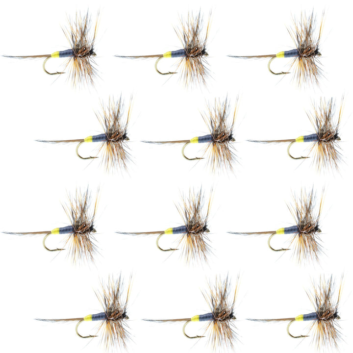 Adams Female Classic Dry Fly - 1 Dozen Flies - Hook Size 16