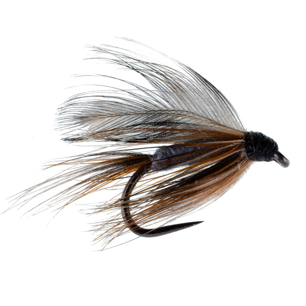 Barbless Adams Classic Wet Fly Fly Fishing Flies - 6 Flies Hook Size 14