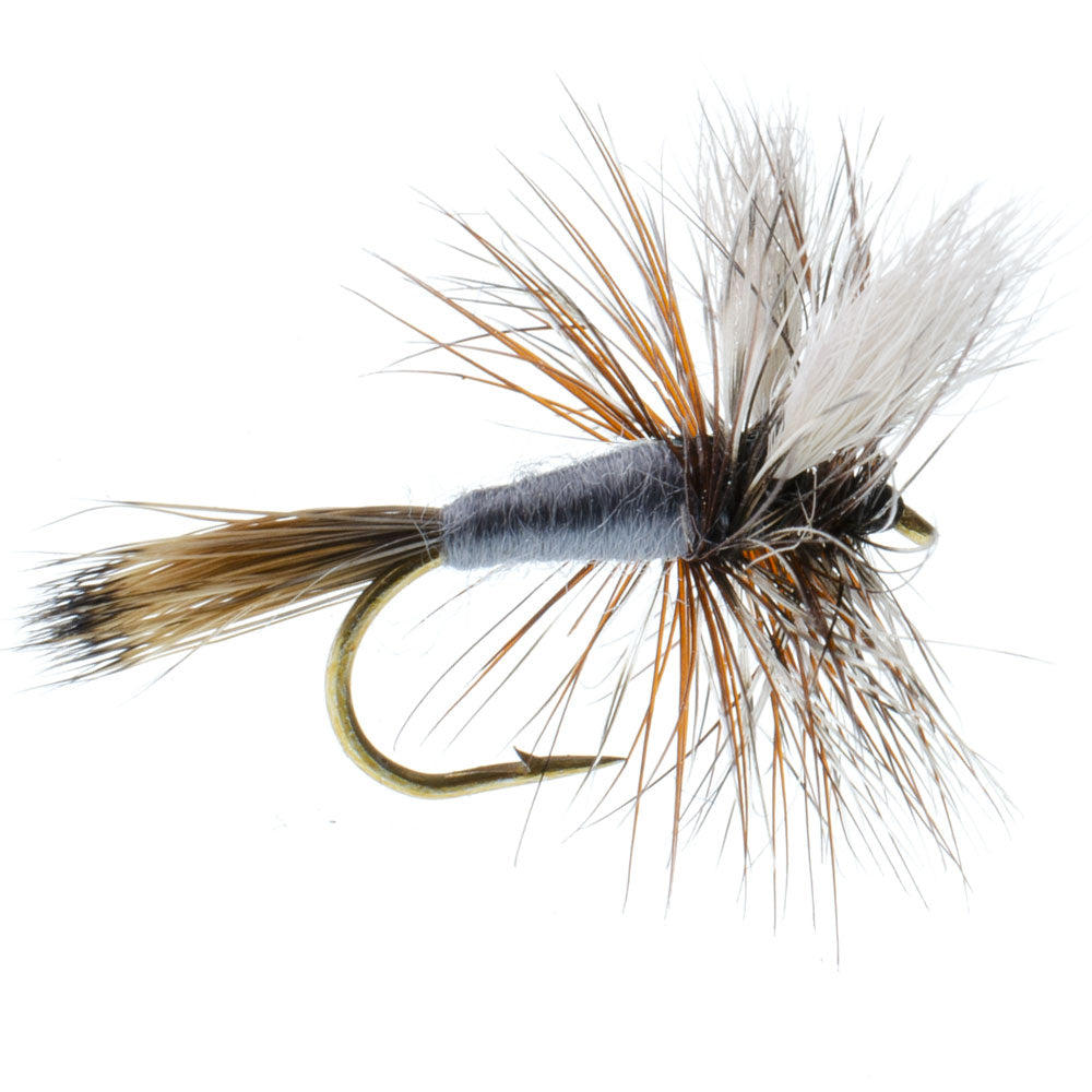 Adams Wulff Classic Dry Fly 1 Dozen Flies  Hook Size 12