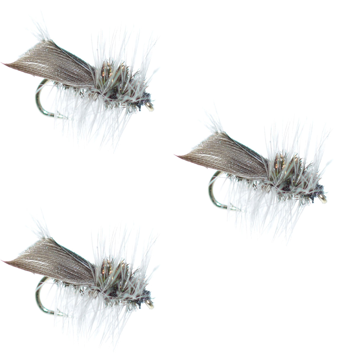 3 Pack Hemingway Caddis Dry Fly - Hook Size 14