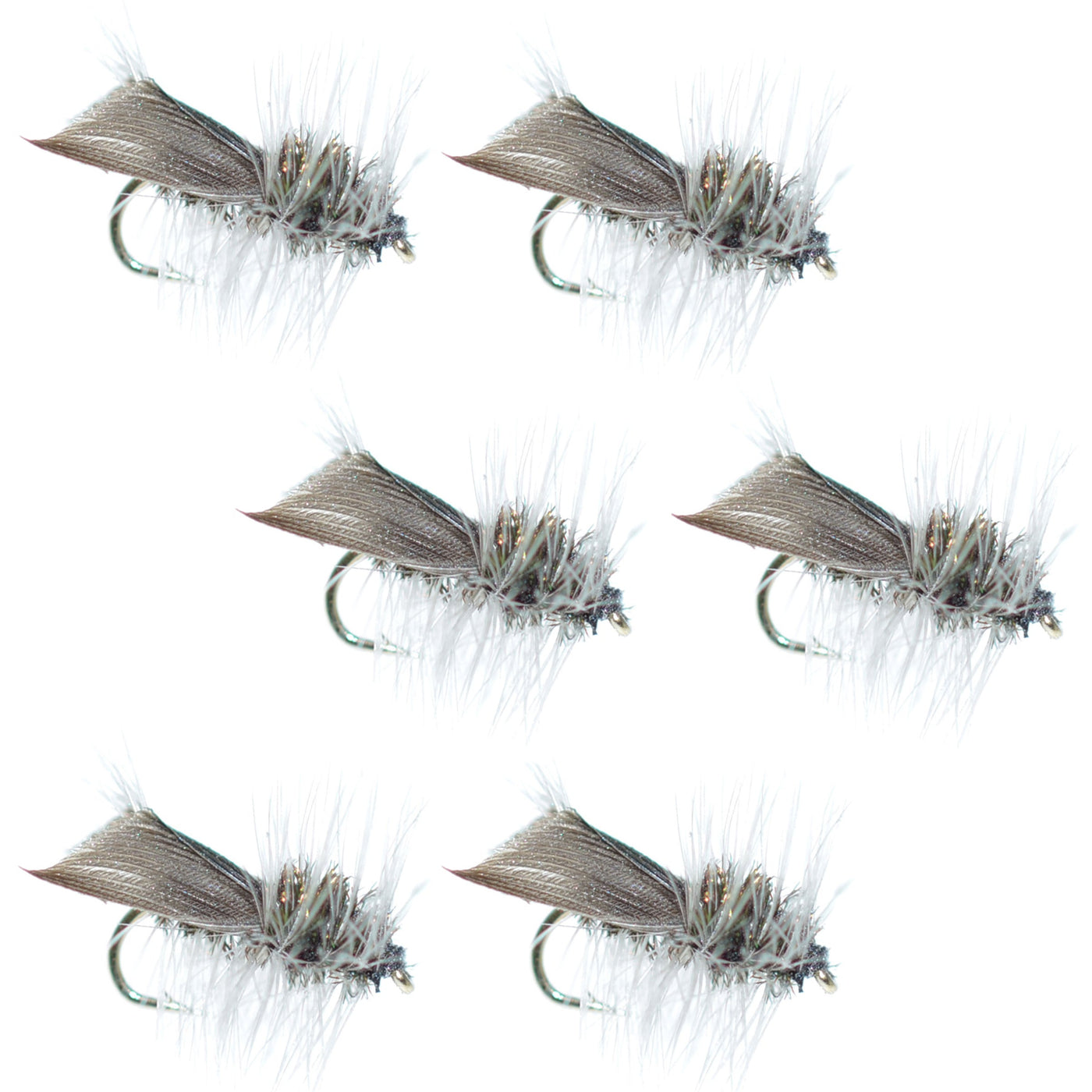 Hemingway Caddis Dry Fly - 6 Flies Hook Size 16