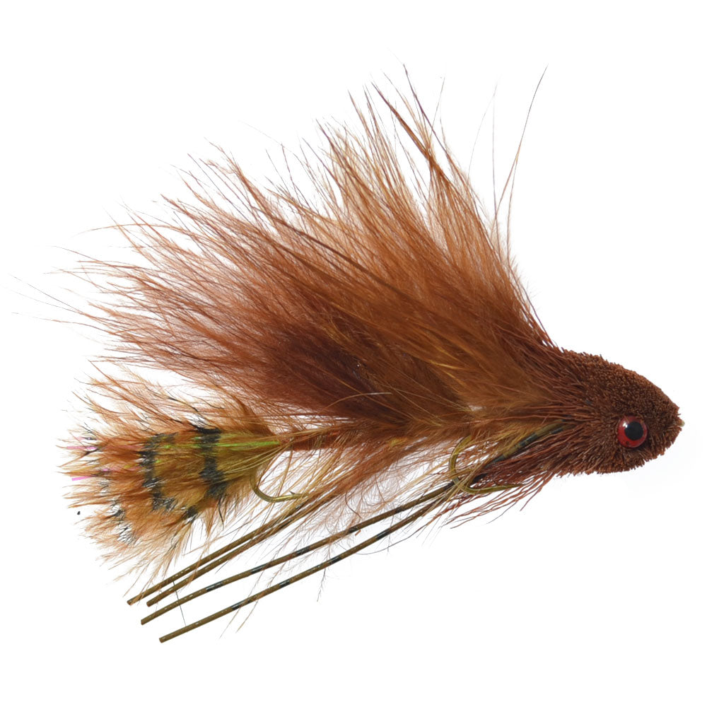 Mini Sex Dungeon Streamer Sampler - 8 Flies - 4 Colors - Size 6 - Articulated Trout Bass Steelhead Salmon and Bass Fly Fishing Flies