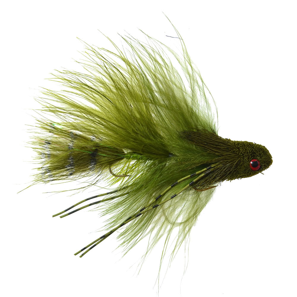 Mini Sex Dungeon Streamer Sampler - 4 Colors - Size 6 - Articulated Trout Bass Steelhead Salmon and Bass Fly Fishing Flies