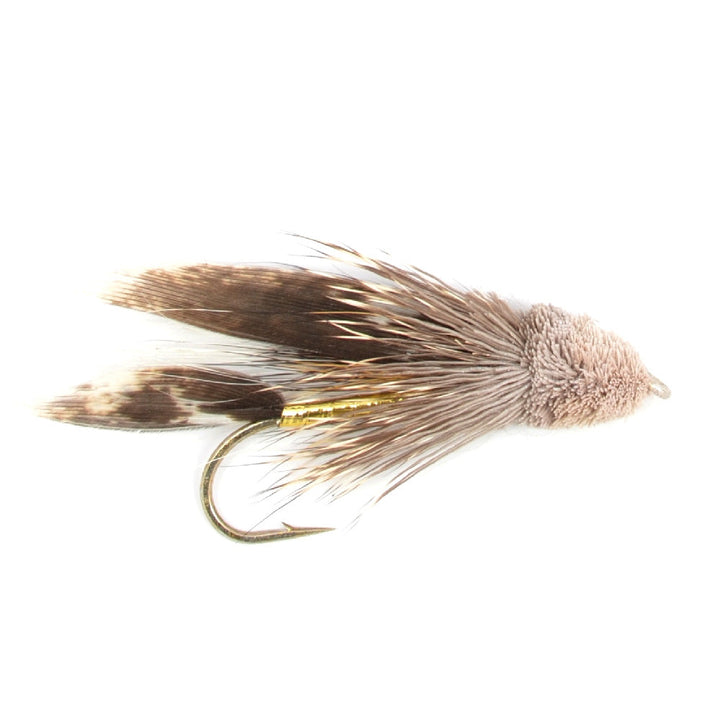 Muddler Minnow Fly Fishing Flies - Classic Bass and Trout Streamers - Set of 6 Flies Hook Size 6