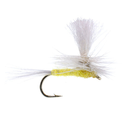 Pale Morning Dun Parachute PMD Classic Dry Fly - 6 Flies Hook Size 14
