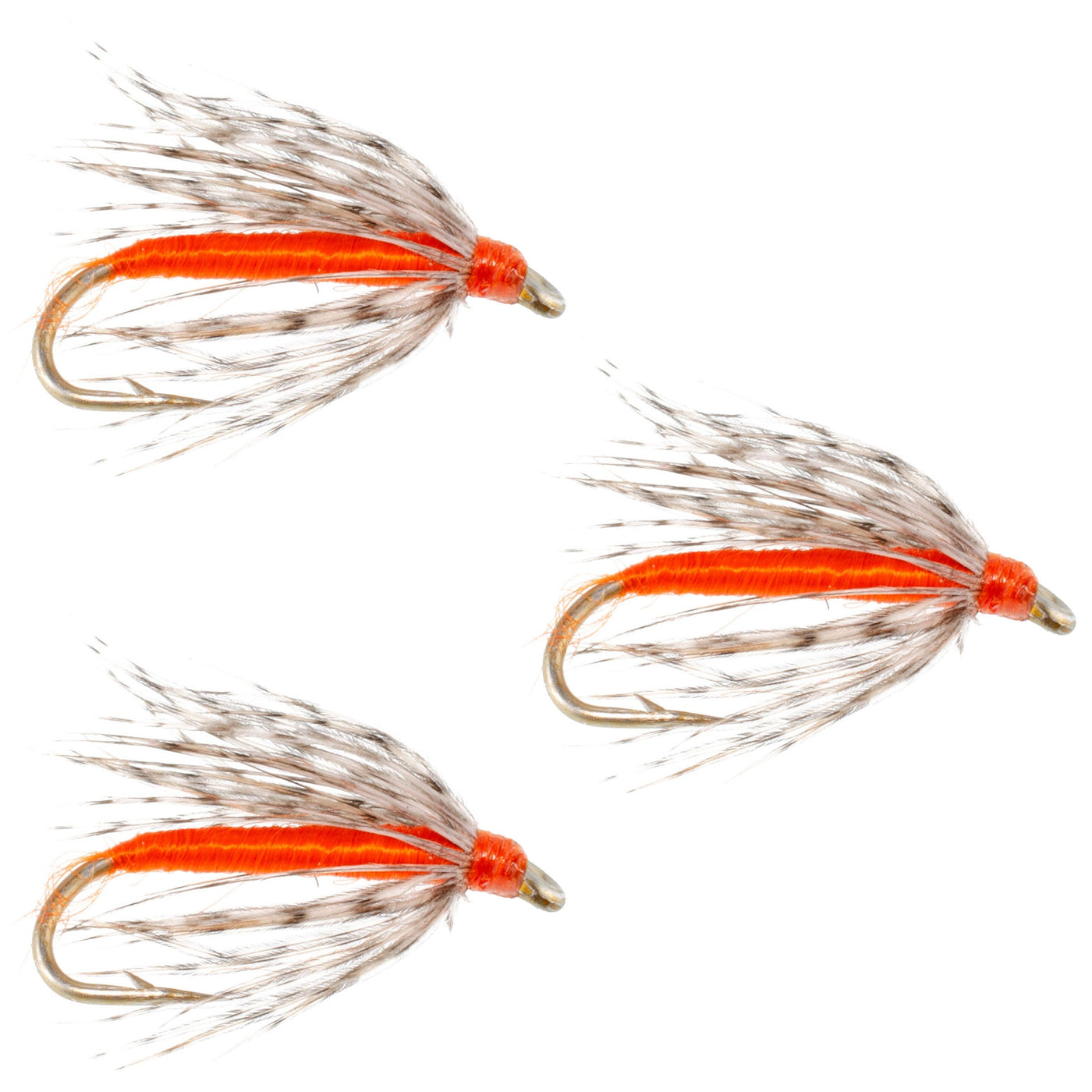 3 Pack Soft Hackle Partridge and Orange Fly Fishing Wet Flies - Hook S –  Wasatch Tenkara Rods