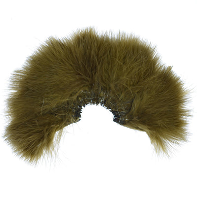 Select Strung Long Spey Marabou Master Pack - 4 Colors - White Dark Brown Sculpin Olive Black