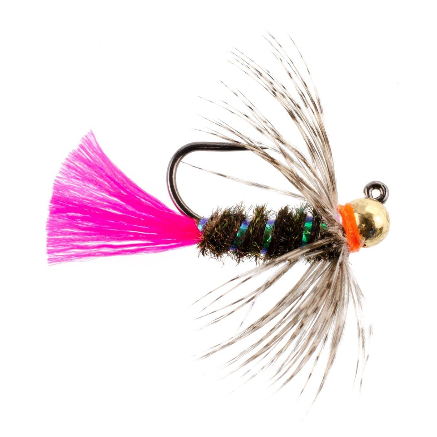 Tungsten Bead Jig Tactical Blow Torch Czech Nymph Euro Nymphing Fly - 6 Flies Size 12