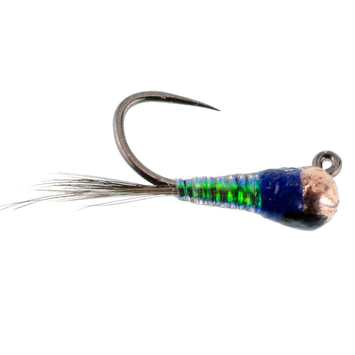 3 Pack Tungsten Bead Gasolina Perdigon Tactical Jig Czech Euro Nymph Spanish Nymphing Fly - Hook Size 18