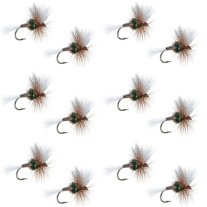 H & L Variant Classic Dry Fly - 1 Dozen Flies Hook Size 12