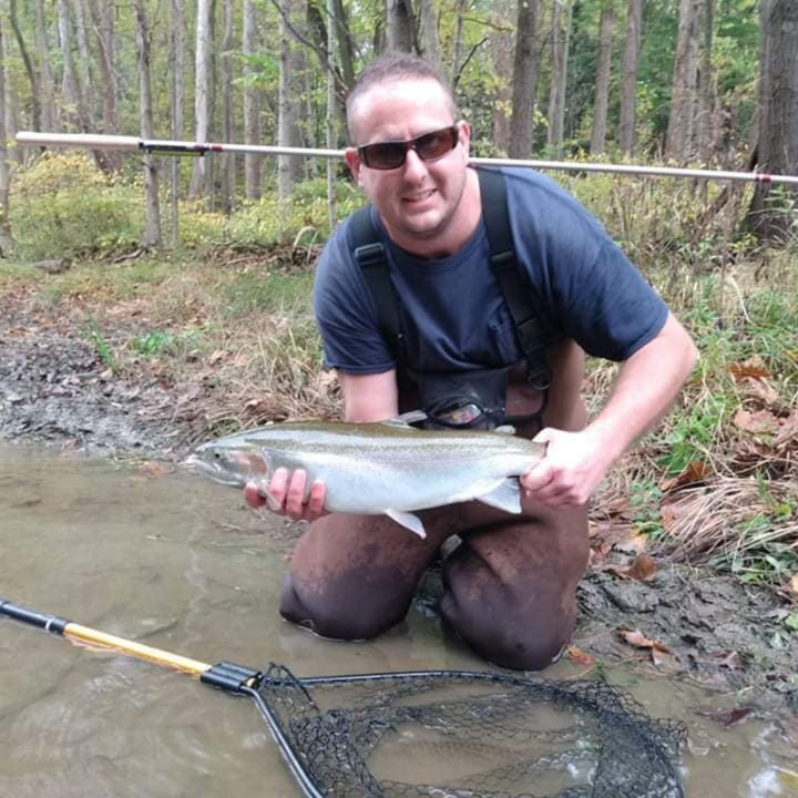 The T-Hunter is a versitle triple zoom tenkara rod. In this photo a customer landed a nice Steelhead!